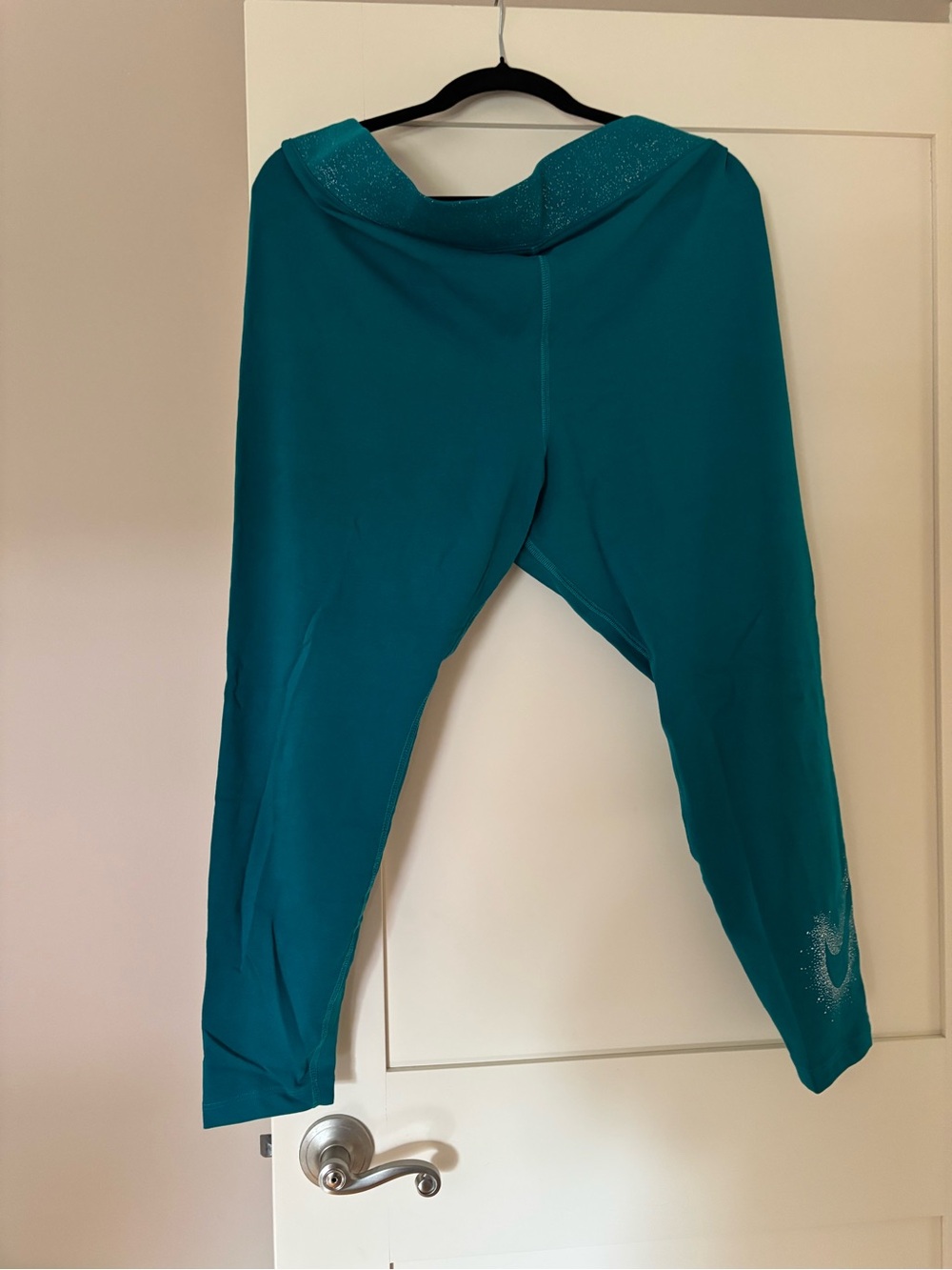 Plus Size  Teal Active Leggings - Comfortable Stretch Bottoms